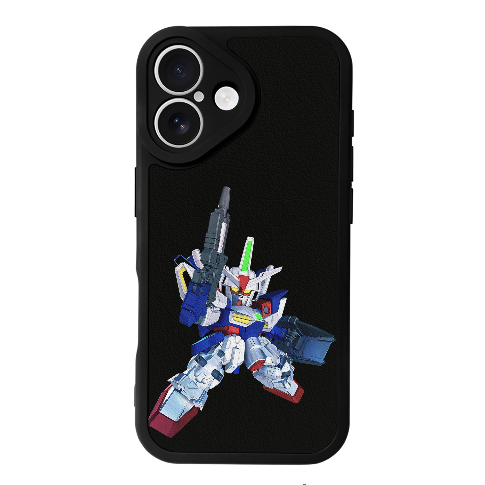 （画像用） 機動戦士ガンダム Mobile Suit Gundam 【iPhone 16シリーズ対応】シリコンスマホケース（レザー調） 材質：シリコン